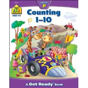  Preschool Workbooks 32 Pages Counting 1 10: Everything 