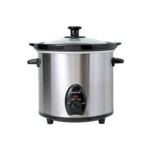 New   SC 130S 3 Quart Slow Cooker Stainless Steel by Brentwood:  