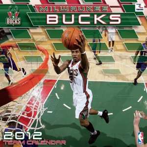  Milwaukee Bucks 2012 Wall Calendar 12 X 12