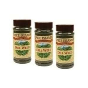 Spice Islands Gourmet Spices Dill Weed Seasoning 4.25, (3 PACK)