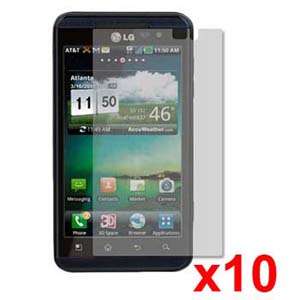 10X NEW CLEAR LCD SCREEN SHIELD PROTECTOR FOR AT&T LG THRILL 4G 