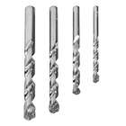 Pro Tool 4pc Diamond Tip Drill Bit Set for Glass Tile Stone Steel (3 
