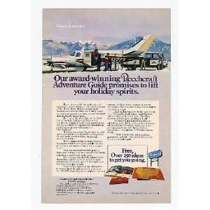    1977 Beechcraft Duke B60 Airplane Print Ad (14139)