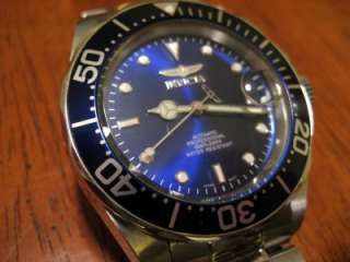 Invicta 9094A Professional Diver Automatic Blue Dial Stainless Steel 