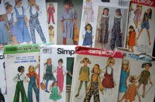 GIRLS JUMPSUIT JUMPER DRESS OVERALLS PATTERN VARIETY STYLE & SIZE 3 TO 