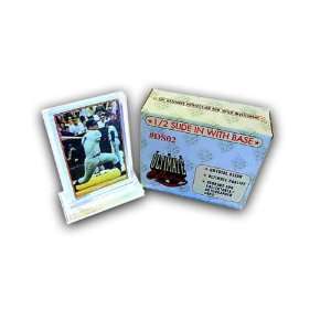  Acrylic Standard Trading Card 1/2 Display Holder w/Stand 