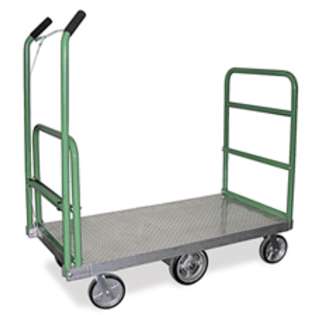 Valley Craft Ergo Platform Cart   4 8 inch mold on tires and 2  10 