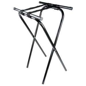  31 Folding Black Metal Tray Stand: Home & Kitchen