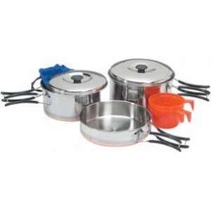   Industries 3 Person Cook Set, Stainless Steel: Sports & Outdoors