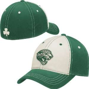 Reebok Jacksonville Jaguars 2010 St. Patricks Flex Fit Hat Size 