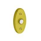 Baldwin 4858.003 Oval Doorbell Button, Lifetime Polished Brass