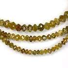 4ct 18pcs 2.7 4mm Loose Natural Yellow Diamonds, Drilled Faceted Beads 