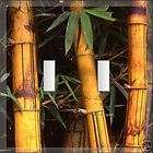 BAMBOO ASIA TROPICAL FLORA DOUBLE ROCKER GFI COVER PLATE items in 