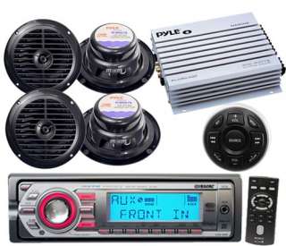 SONY CDXM30+RMX11M MARINE CD MP3 RADIO 4 SPEAKERS & AMP  
