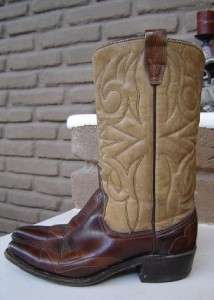 GORGEOUS Vintage TEXAS two toned Cowboy Boots size 6  