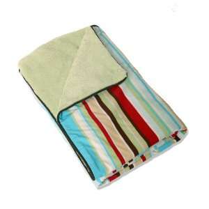  Classic Collection Red Stripe Piped Blanket: Everything 
