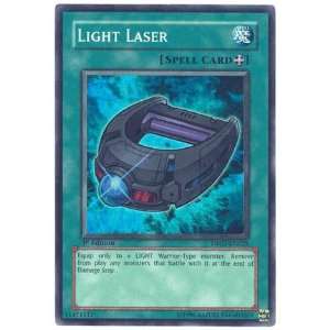   Yu Gi Oh Light Laser Super Rare Foil Card Jaden Yuki 2: Toys & Games