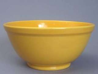 Vintage Bauer Pottery USA Plainware #3 Huge Yellow Mixing Bowl  