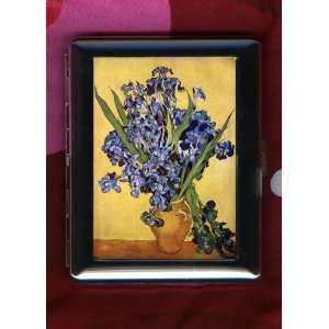   Vincent van Gogh Fine ID CIGARETTE CASE Irises: Health & Personal Care