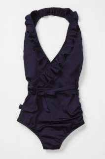 Anthropologie   Ruffle Wrapped Halter Suit  