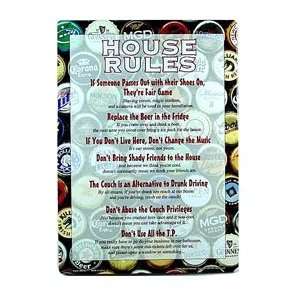  Brand New Novelty House rules metal sign   Great Gift Item 