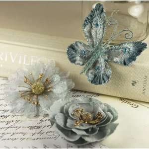   Butterfly and Flower Embellishments   Dove Arts, Crafts & Sewing