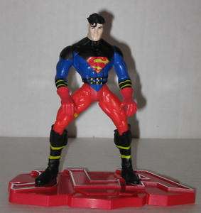 Young Justice Superboy Action Figure w/ JLA Stand  