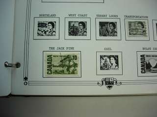 CANADA( 1981), Stamps hinged in a Parliament Stamp albumNo Resreve 