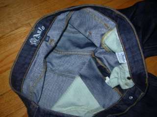 ANLO Mercer Denim Jeans In Abyss Wash Boot Cut Stretch Dark 32 x 34 
