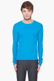 Marc By Marc Jacobs Blue Waffle Knit Sweater for men  