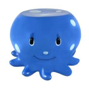  Cute Blue Polka Dot Octopus Childs Stool 16 Inch Diam 