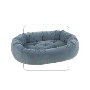  Micro Velvet Ocean Blue Donut Medium Dog Bed by Bowsers 