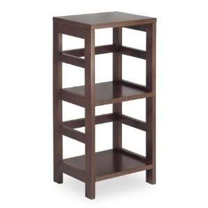    Espresso 2 Tier Storage Shelf   Winsome Wood Furniture & Decor