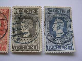 Netherlands Queen and King stamps NVPH 90 92 93 94  