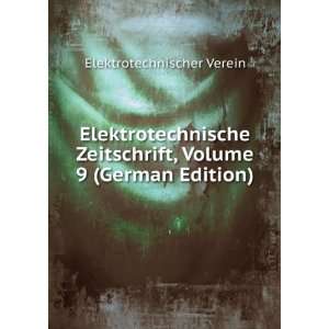   German Edition) Elektrotechnischer Verein  Books