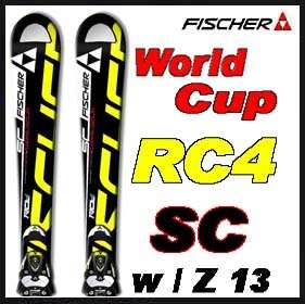11 12 Fischer RC4 World Cup SC Skis 170cm w/Z 13 NEW !!  