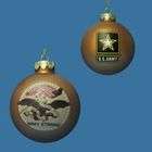 Gold Glass Christmas Ornaments  