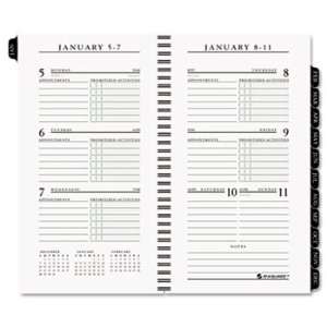  Recycled Executive Weekly Planner Refill, 3 1/4 x 6 1/4 