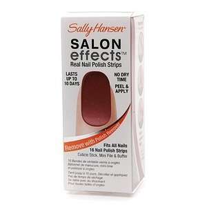 Sally Hansen Salon Effects Real Nail Polish Strips, Bluscious, 16 ea