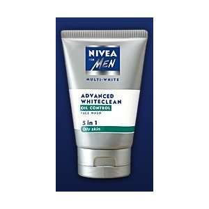  Nivea For Men Advanced White Oil Control Face Wash 100 ml Beauty