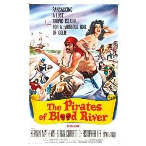 The Pirates of Blood River Movie Poster (11 x 17 Inches   28cm x 44cm 