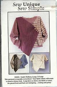 Sew Unique Sew Simple pattern (CNT1401)   CNT Pattern Co  