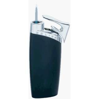 Colibri Envy Anodized black / Polished Silver Wind Resistant Lighter 
