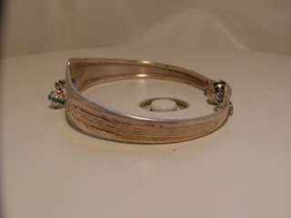 Vintage Silver Plated Spoon Bracelet > Antique Magnetic Clasp 5263 