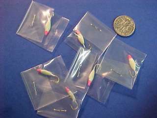 SUPER GLOW ICE FISHING JIGS size10 FOR ROD AND REEL  