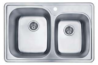 Topmount Stainless Steel Sink 33 x 22 x 9 (PL 911) 18 Gauge  