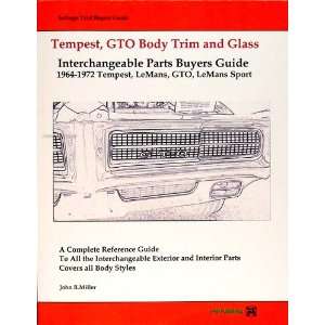    1972 Tempest GTO Body Parts Interchange Book: PAH Publishing: Books