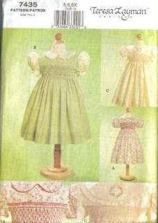   Sewing Pattern Little Girls Dress ~  ~ Your Choice  