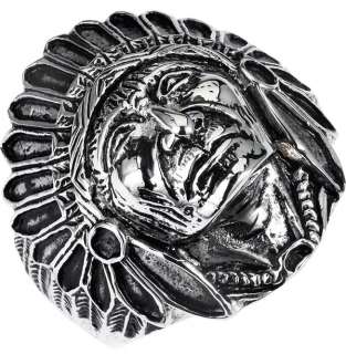 STAINLESS STEEL INDIAN HEAD RING (SSR48)  