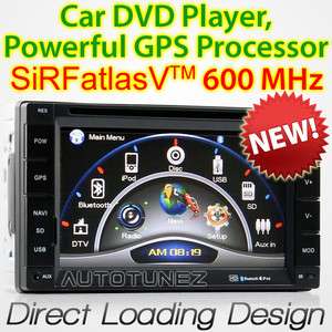  DIN In Dash Car MP3 CD DVD GPS Player 6.2 LCD Head Unit Radio Stereo